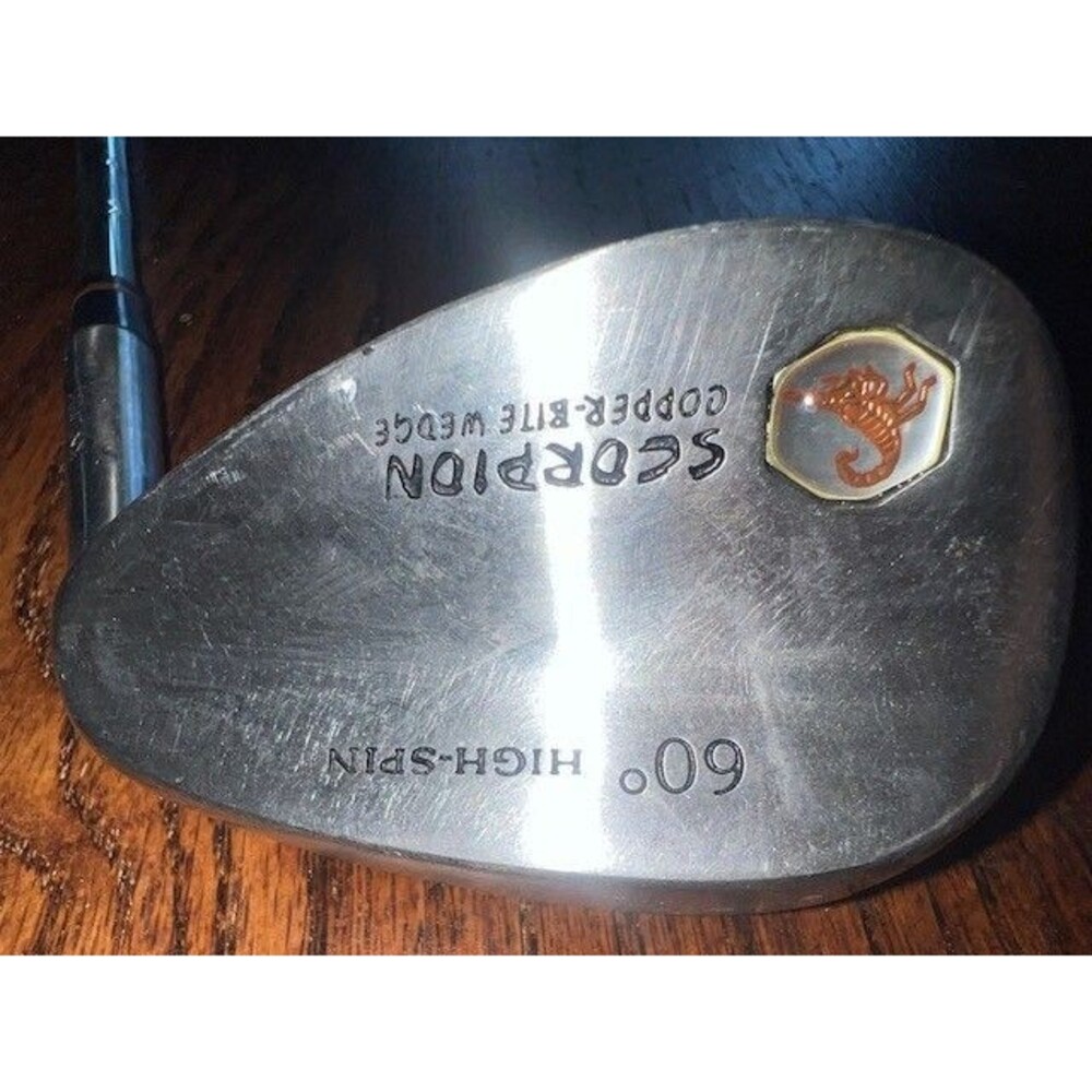 Knight Scorpion Copper-Bite 60 Degree Sand Wedge Iron RH Steel Shaft 36”